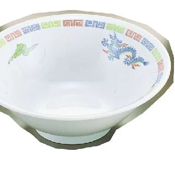 【大特価】【新品】 美濃焼染付雷竜紋ラーメン鉢　サイズ：φ200×70の画像