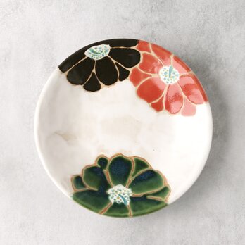 花紋深皿（白）の画像