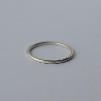 シンプルシルバーリング1.5mm（艶消し）の画像