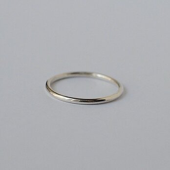 シンプルシルバーリング1.5mm（ツヤ）の画像