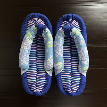 【ふちどりデザイン】24cm ブルー系【No.273】の画像