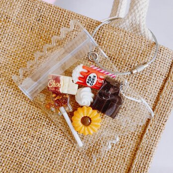 お菓子のキャンディーバッグ　バッグチャーム　フェイクスイーツ   スイーツデコの画像