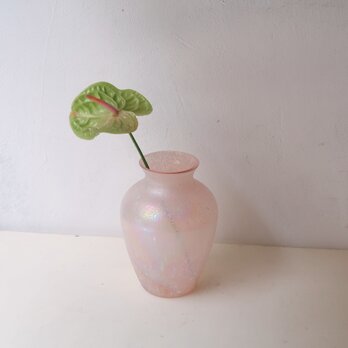 ピンクオーロラの花瓶の画像
