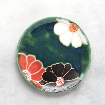花紋大皿（織部）の画像