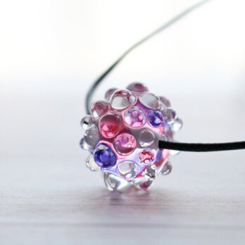 とんぼ玉・ガラスペンダント「water drop 水滴」3