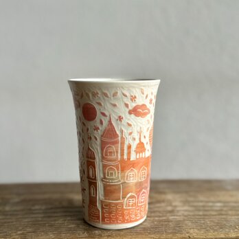 Large kakiotoshi cup ー タージマハルの画像