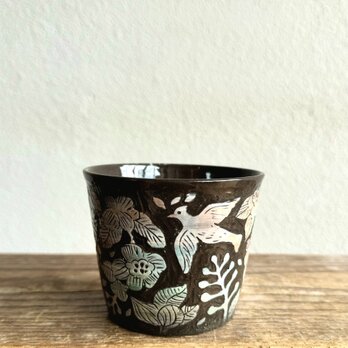 kakiotoshi　蕎麦猪口　ー　沙羅とナンヨウショウビンの画像