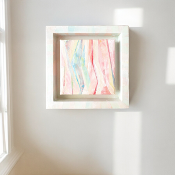「陽炎」立体アクリル画(原画) 額装付の画像