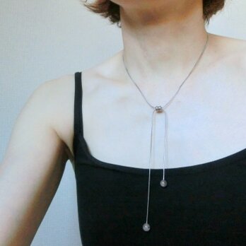 multi ribbon necklaceの画像