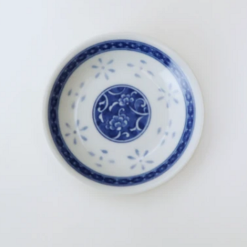 【大特価】【新品】【中華シリーズ】 染付鳳凰中華取小皿 5枚セット サイズ：約Ф11.4×2.2cm　重量：約111gの画像
