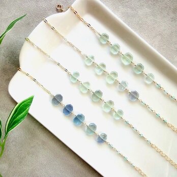 【限定数】天然石のブレスレット ■ 薄荷菓子　フローライト ■ 選んで注文できるの画像