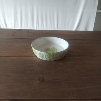 粉引のドラ鉢②(森へ)の画像