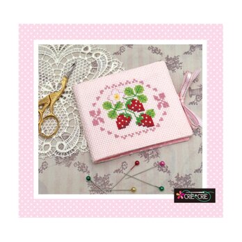 ♥クロスステッチキット♥いちごのニードルブック　No.734の画像