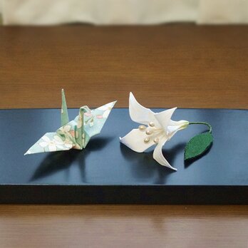 布折り鶴「鳥を見よ、花を見よ」セット②の画像