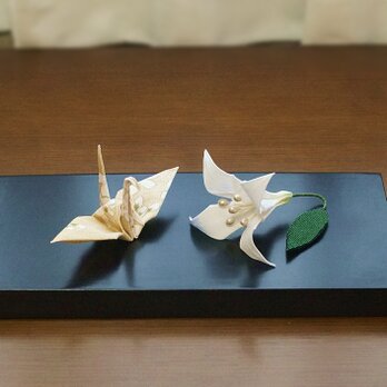 布折り鶴「鳥を見よ、花を見よ」セット③の画像