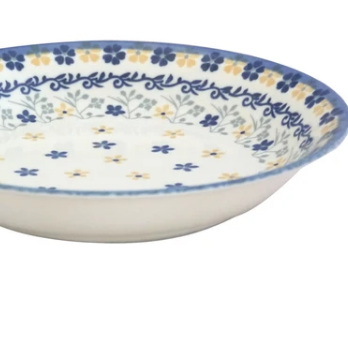 【大特価】【新品】ポーリッシュイエローカレー皿パスタ皿  サイズ：約φ22×h4cmの画像