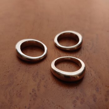 silver925 volume pinky ringの画像