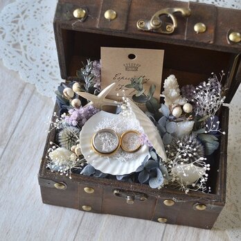 貝殻の宝箱＊リングピロー