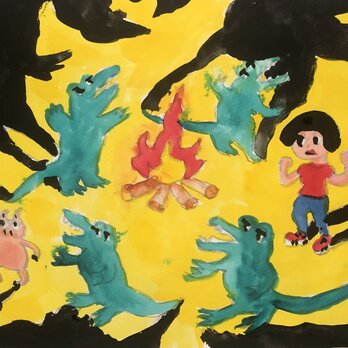 ワニのダンスの画像