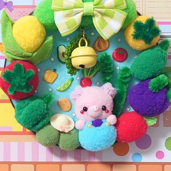 季節飾り❁夏の収穫祭❁こぶたちゃんファーム՞•Ꙫ•՞ฅ♡の画像