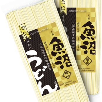 【ギフト用】元祖 魚沼うどん／感謝箱入　（200ｇ袋×２袋）の画像