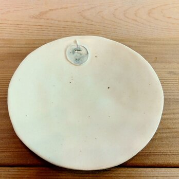 りんご小皿(淡墨青)の画像