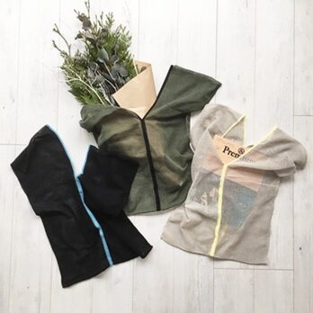 【SALE】Knit kobo.h 365.knite ecobag L -カーキ-の画像