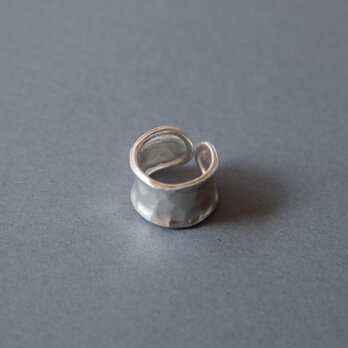 Karen silver ring / 槌目Bの画像