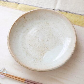 藁灰釉の深皿 ＊ ７の画像