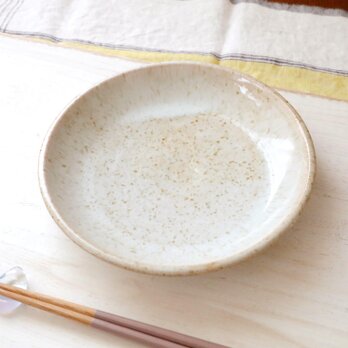 藁灰釉の深皿 ＊ ５の画像