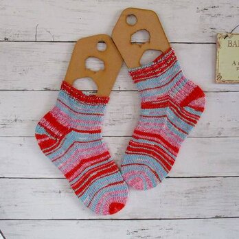 冷え取りソックス  Lana Grossa Meilenweit Cotone Vegano Frutti 8208