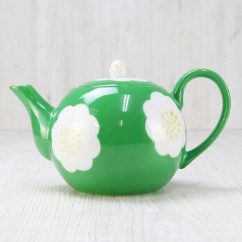 もえぎ花図　お茶ポット【美濃焼】の画像