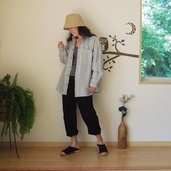 bighug リネンブッチシャツの画像