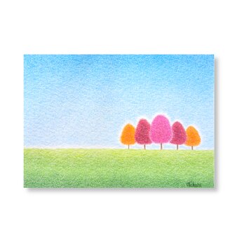 新しい朝に ( 原画 )の画像