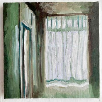 原画「部屋の中　7」S3・油彩画の画像