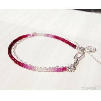 ルビー・ビーズ ブレスレット / Ruby Beads Braceletsの画像