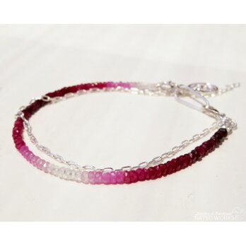 ルビー・ビーズ ブレスレット ll / Ruby Beads Braceletsの画像