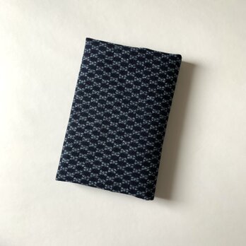 古布ブックカバー（文庫用・藍染木綿）の画像