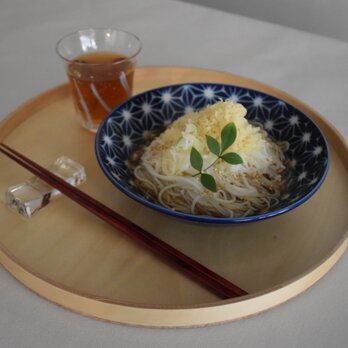 瑠璃麻鉢　美濃焼の画像