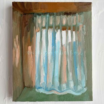 原画「部屋の中　８」F3・油彩画の画像