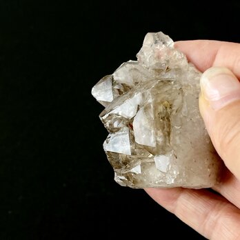 ジャカレー水晶 ブラジル産 LEDランプ付き 60g エレスチャルクォーツ 骸骨水晶 天然石 原石の画像