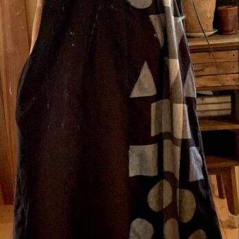 ちぢみ久留米絣ワンピース