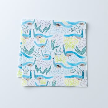 ハンカチ / peacock mix