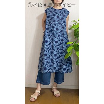 ドイツ製刺繍チュニックワンピースの画像