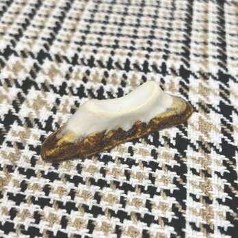陶器 箸置き　富士山 茶色【HB005】の画像