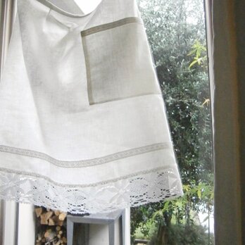 花lace×linen tablierの画像