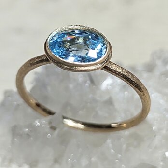 ブルージルコン＊K10 ringの画像