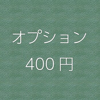 オプション400円の画像
