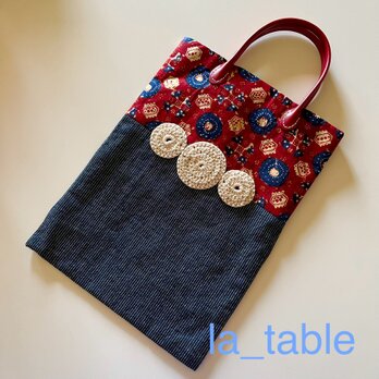 ブックバッグ「まる・まる・まる」