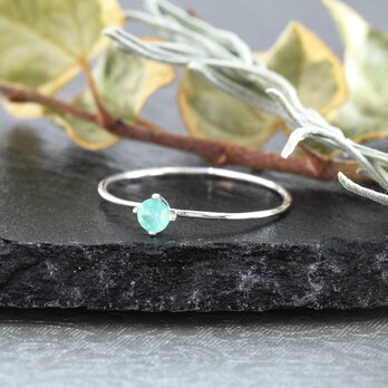 SV シーブルー カルセドニ リング シルバー CD074CIBS